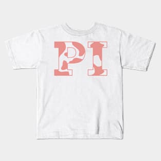Pi Cow Pattern Kids T-Shirt